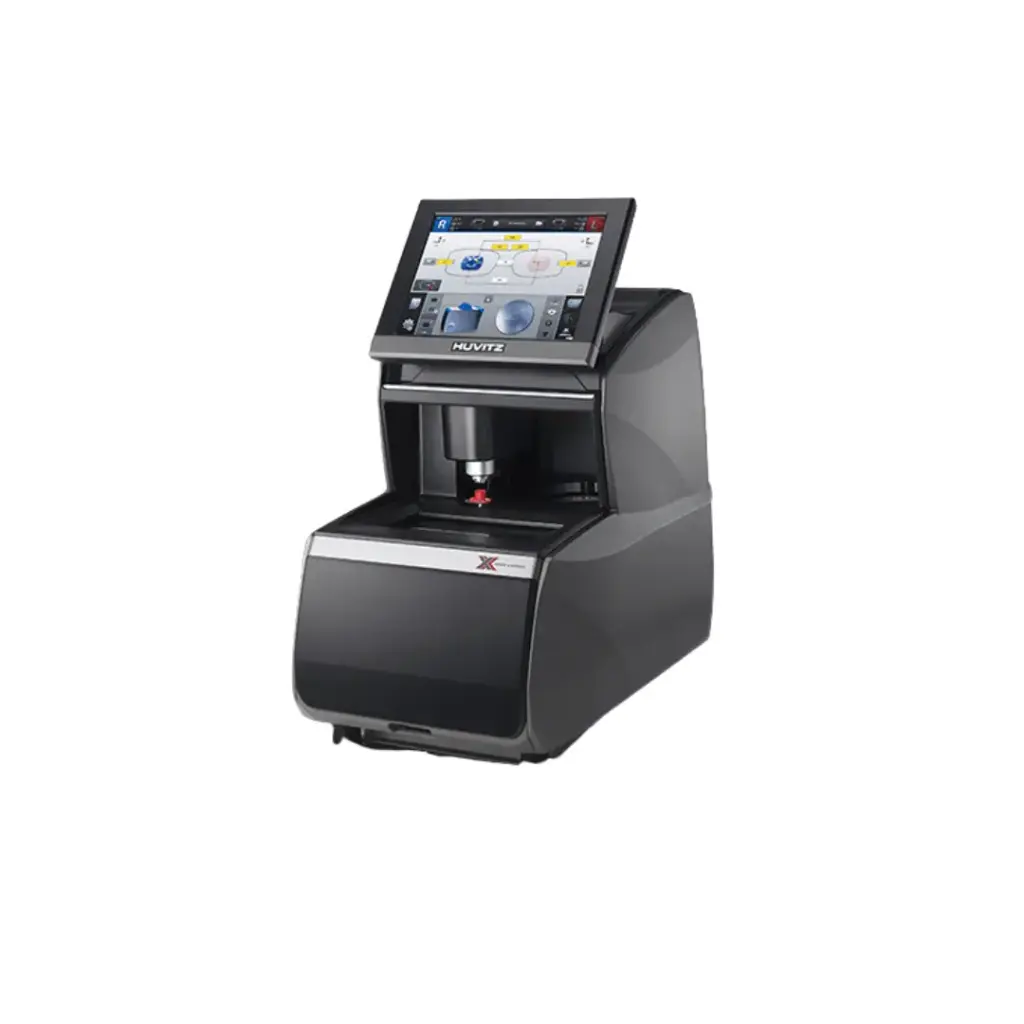 0618 Biselador Automatico HUVITZ HPE910N con trazado integrado, Bisel perforado y Escalonado