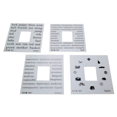 [WA18250] TARJETA P/RETINOSCOPIO (SET) Welch Allyn