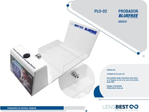 [PLO-02] PROBADOR BLUE FREE BÁSICO